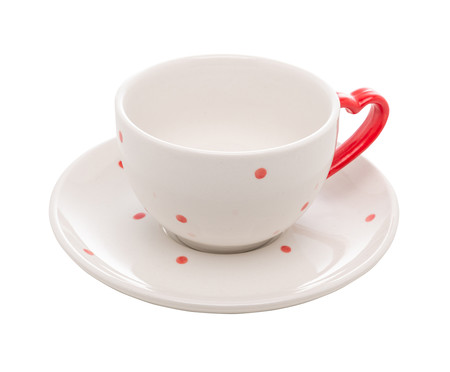 Jogo de Xícaras para Chá com Pires em Porcelana Petit | WestwingNow