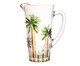 Jarra em Cristal Palm Tree Handpaint, Transparente | WestwingNow