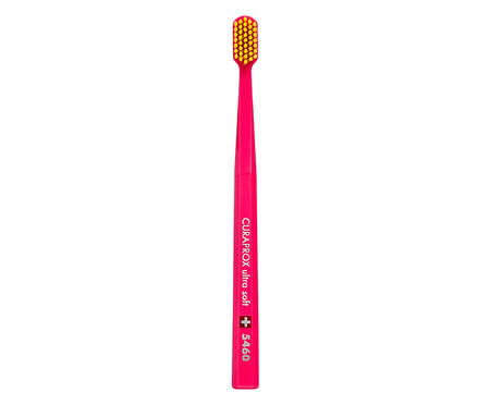 Escova Dental Ultra Macia Curaprox - Rosa e Amarela