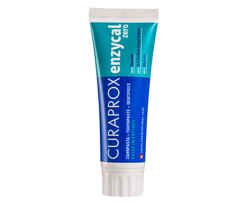 Creme Dental Enzycal Curaprox Zero - 75ml, Colorido | WestwingNow