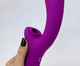 Sugador e Vibrador 10 Modos Rabbit Yilia - Roxo, Roxo | WestwingNow