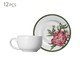 Jogo de Xícaras de Café com Pires Peony Rose, Colorido | WestwingNow