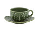 Xícara para Chá com Pires Caldas Verde, Colorido | WestwingNow