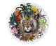 Prato Marcador em Porcelana Love Who You Want Jungle King, Colorido | WestwingNow