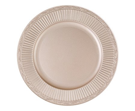 Sousplat Comme - Dourado Rosê | Westwing