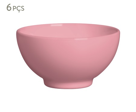 Jogo de Bowl para Cereal Rainbow - Rosa