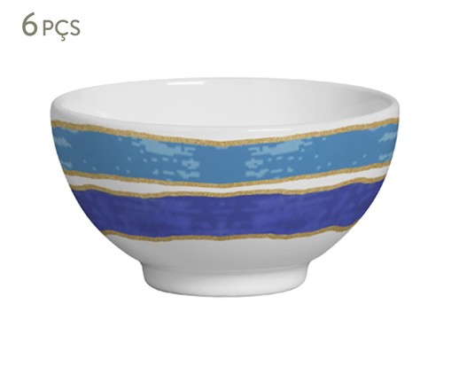 Jogo de Bowls Cereal Olho Grego - Azul, Azul | WestwingNow