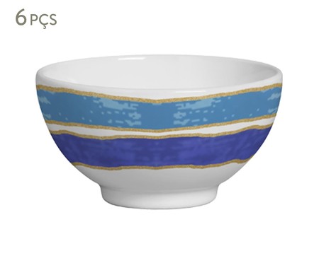 Jogo de Bowls Cereal Olho Grego - Azul