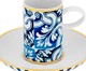 Xícara para Café com Pires em Porcelana Transatlântica, Colorido | WestwingNow