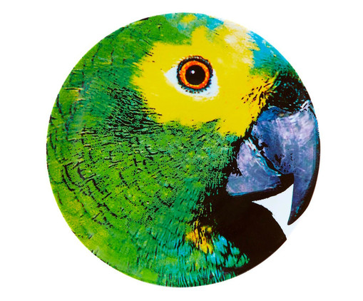 Sousplat em Porcelana Olhar O Brasil Papagaio, Colorido | WestwingNow