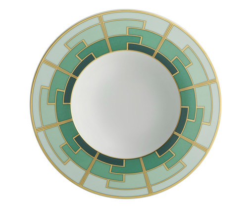 Prato Fundo em Porcelana Emerald, Colorido | WestwingNow