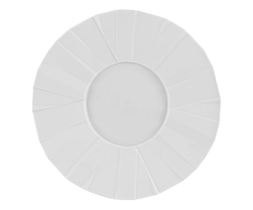 Prato para Pão em Porcelana Matrix White, Colorido | WestwingNow