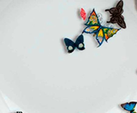 Prato Fundo em Porcelana Butterfly Parade | WestwingNow