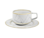 Xícara para Chá com Pires em Porcelana Carrara | WestwingNow
