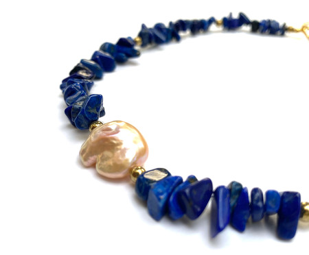 Colar Santorini Lápis Lazuli | WestwingNow