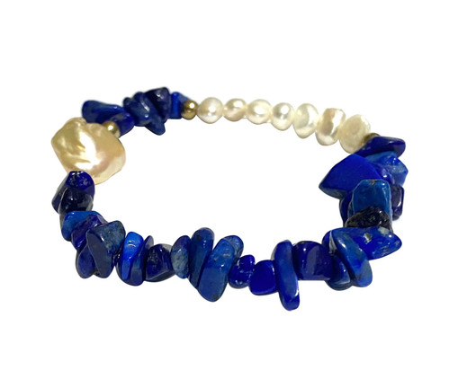 Pulseira Santorini Lápis Lazuli, Azul | WestwingNow