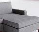 Sofá Sivas com Chaise Esquerda II Cinza, Grafite | WestwingNow