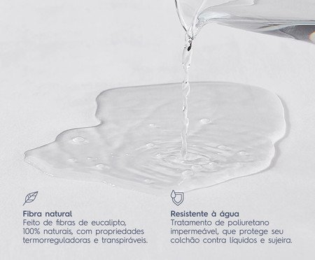 Protetor de Colchão Tencel - Branco | Westwing