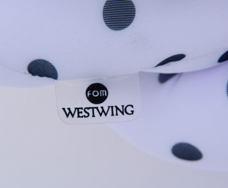 Almofada Flor Celta Poá - Branca | WestwingNow