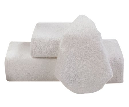 Toalha de Rosto Pérola Branco | Westwing
