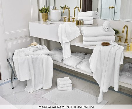 Toalha de Rosto Pérola Branco | Westwing