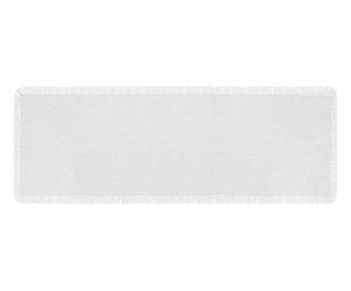 Caminho de Mesa Coloratta Franja Branca - 45X170cm, Branco | WestwingNow