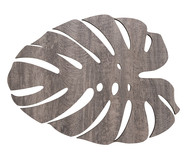 Lugar Americano Folha de Adão Art Wood Cinza - 34X45cm | WestwingNow