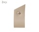 Jogo de Argolas de Guardanapo Ravena Modern Areia - 3,5cm, Branco | WestwingNow