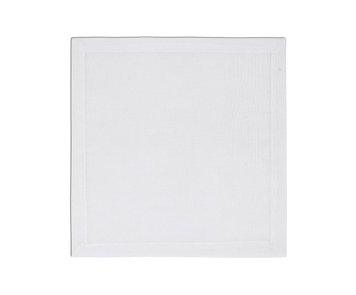 Guardanapo Simple Panamá Branco - 45X45cm, Branco | WestwingNow