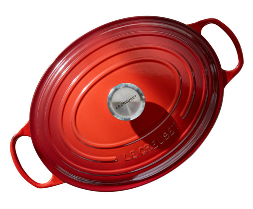 Panela Oval Signature Vermelha, Vermelho | WestwingNow