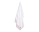 Toalha de Banho Palladio Branco e Rosa, Branco | WestwingNow