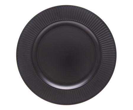 Sousplat Galles Radial Preto