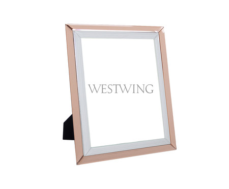 Porta-Retrato de Vidro Estela - Rosa | WestwingNow