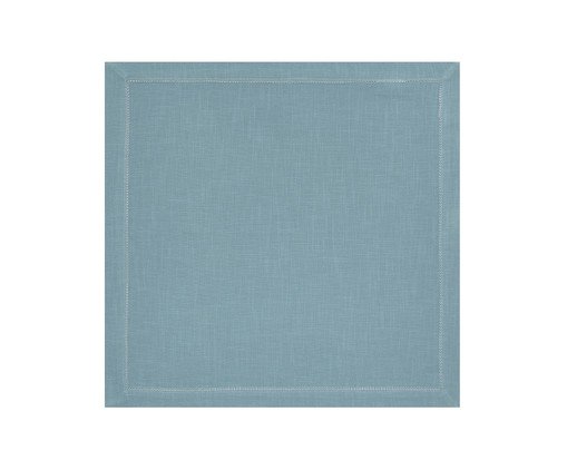 Guardanapo Ponto Ajour Coloratta Cobalto, Branco | WestwingNow