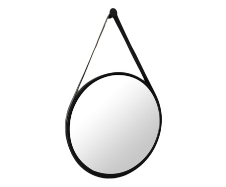Espelho de Parede com Alça Adnet Elba - Preto