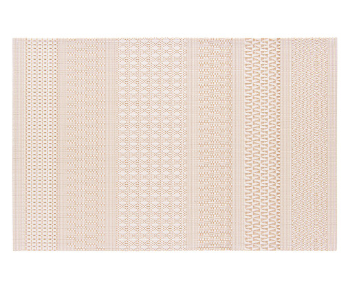 Lugar Americano Tramado Prior Pallas Ivory - 39X45cm, Branco | WestwingNow