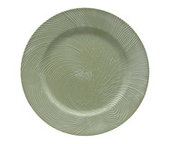 Sousplat Galles Flat Riscas Verde Suculenta - 33X1,5X33cm | WestwingNow