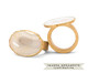 Jogo de Anéis para Guardanapo Complement Quartzo Four - 5cm, Branco | WestwingNow