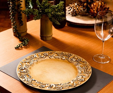 Sousplat Hydra - Caramelo | Westwing