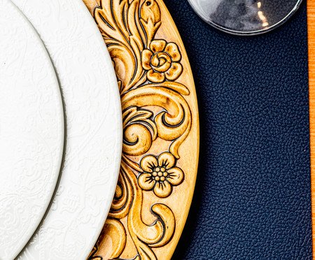 Sousplat Hydra - Caramelo | Westwing