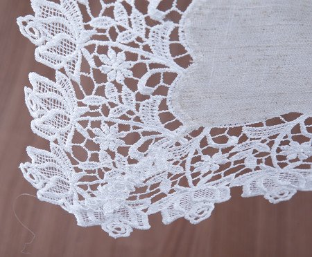 Caminho de Mesa em Linho Joy - Bege | Westwing