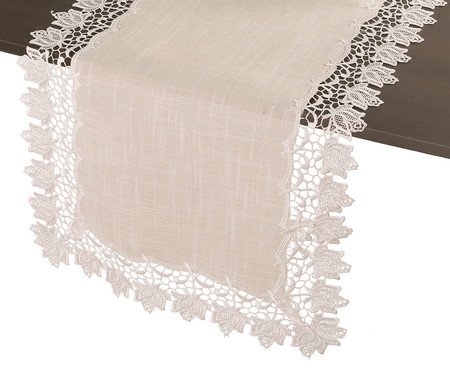 Caminho de Mesa em Linho Joy - Bege | Westwing
