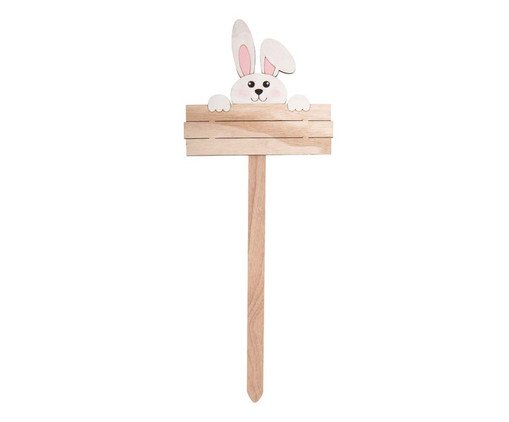 Placa com Coelho Abel Natural, Cru | WestwingNow