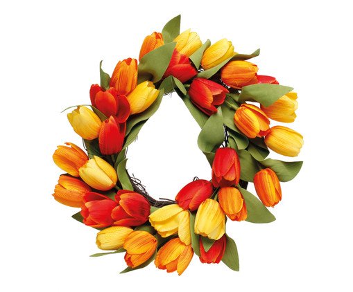 Guirlanda de Tulipas Charlotte Laranja, Amarelo | WestwingNow