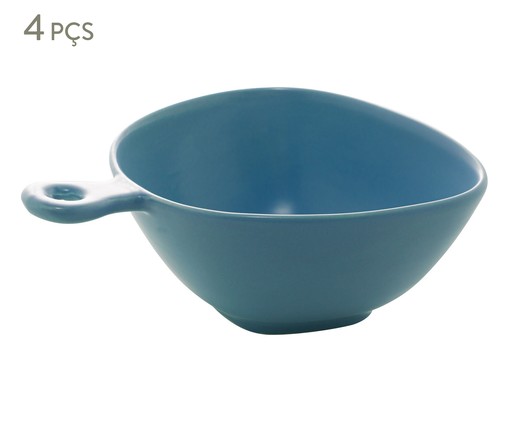 Jogo de Bowls em Porcelana Azul, Azul | WestwingNow