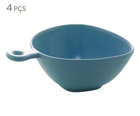 Jogo de Bowls em Porcelana Azul | WestwingNow