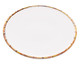 Prato Raso com Borda Branco de Melamina - 27cm, Branco | WestwingNow