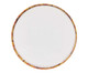 Prato Raso com Borda Branco de Melamina - 27cm, Branco | WestwingNow