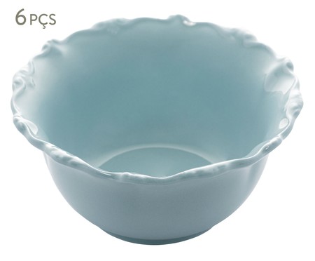 Jogo de Bowls em Porcelana Fancy Menta