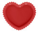 Jogo de Pratos em Porcelana Coração Beads Vermelho, Vermelho | WestwingNow